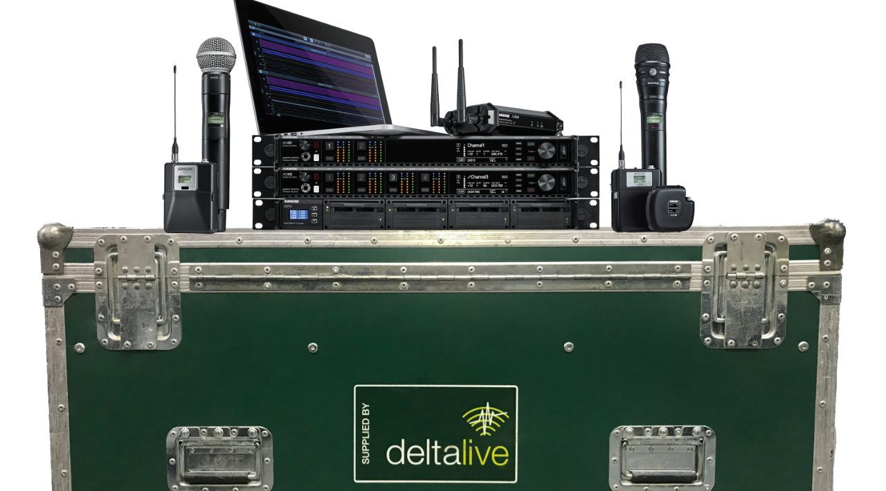 DeltaLive Sustainable Sound with Shure Axient Digital Microphones